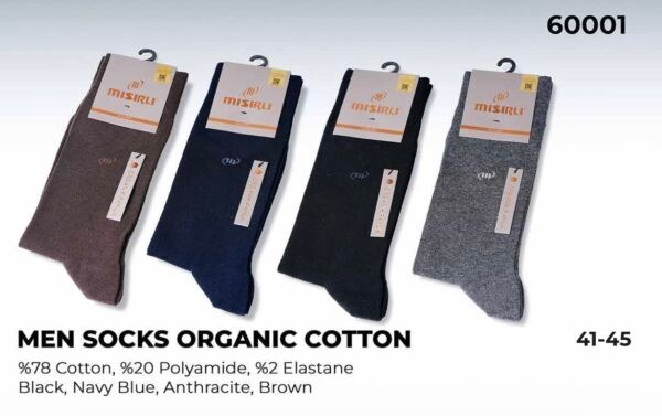 MISIRLI 60001 ERKEK COTTON SOKET ÇORAB 41-42 ASORTİ