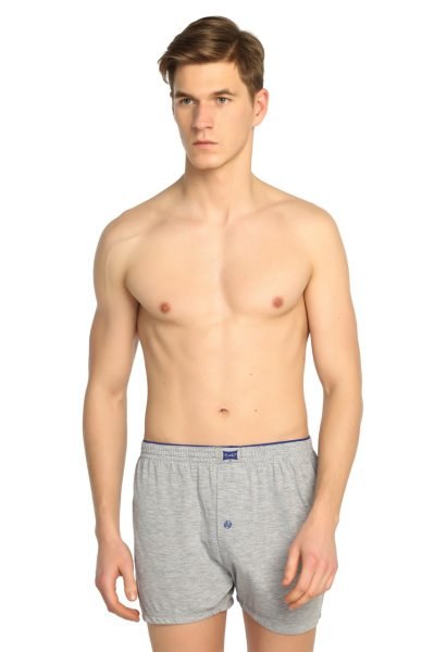 TUTKU 0117 ERKEK DÜZ BOXER BATTAL FÜME