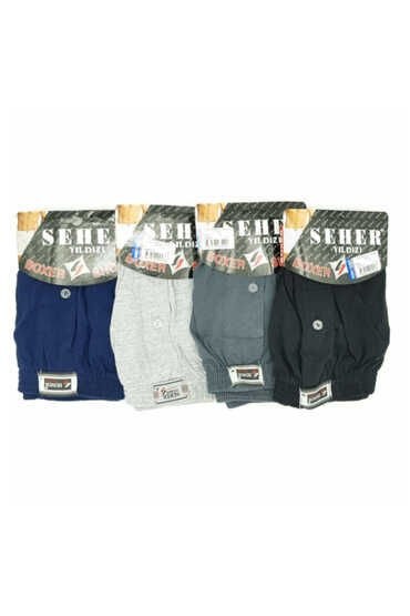 SEHER 0008 ERKEK DÜZ PENYE BOXER FÜME