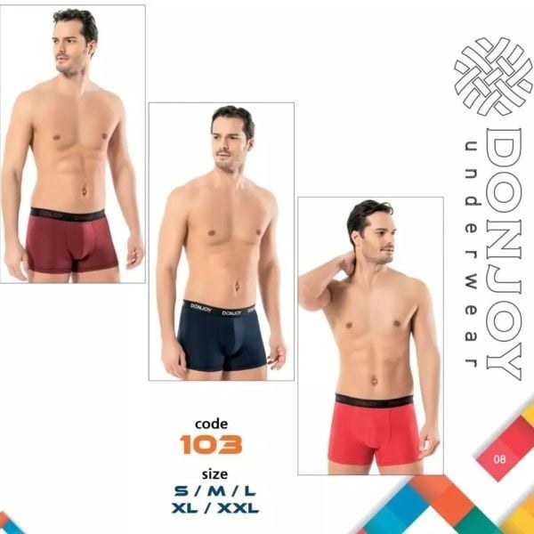 DONJOY 103 ERKEK PENYE LİKRALI BOXER BORDO