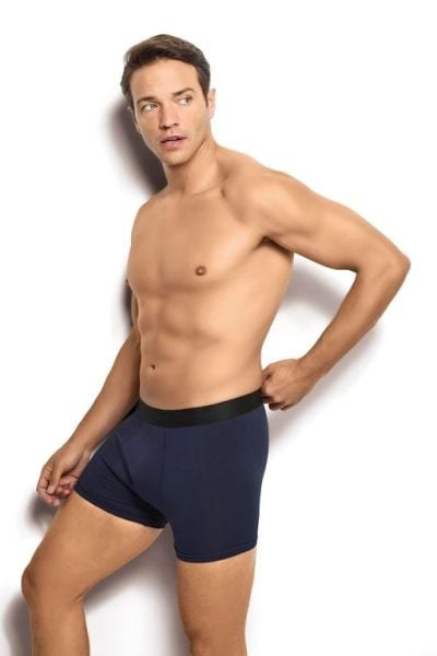 JİBER 321 ERKEK MODAL BOXER LACİVERT