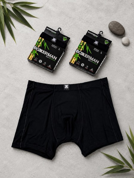 BOXXERMAN ERKEK BAMBU BOXER SHORT SİYAH