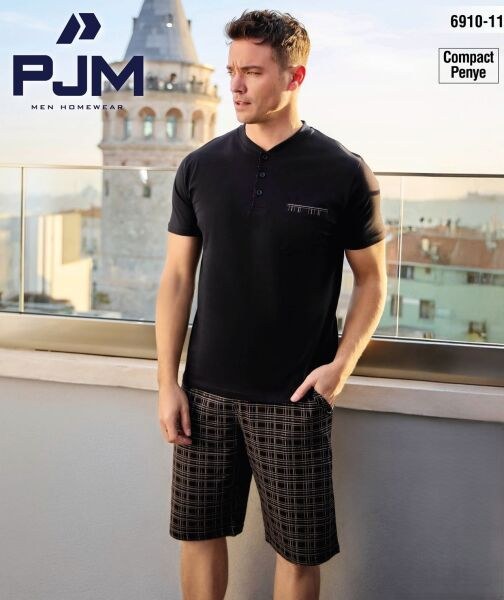 PJM 6910-11 ERKEK PENYE CEPLİ ŞORT TAKIM