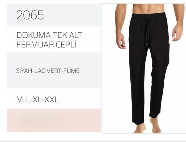 JİBER 2065 ERKEK DOKUMA TEK ALT LACİVERT