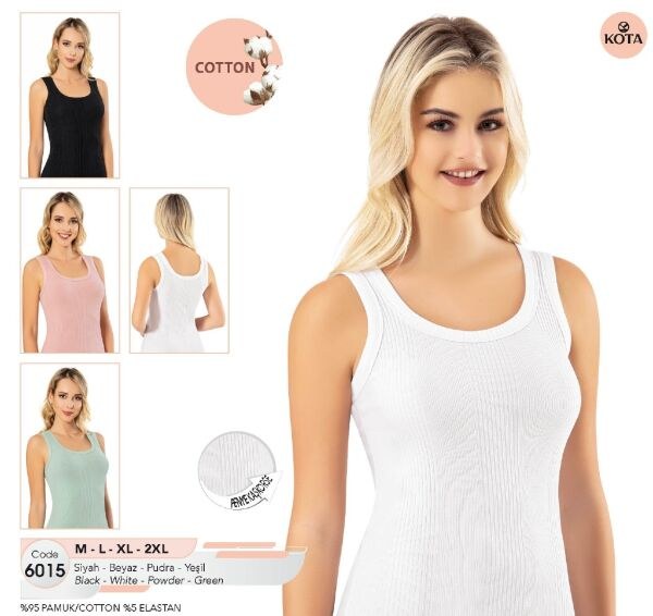 KOTA 6015 BAYAN ÇİZGİ RAP.PENYE KAŞ.ATLET BEYAZ