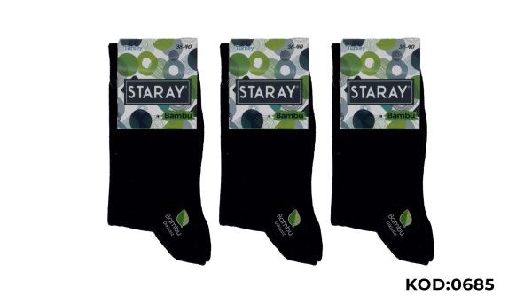 STARAY 685 BAYAN BAMBU DÜZ SOKET ASORTİ