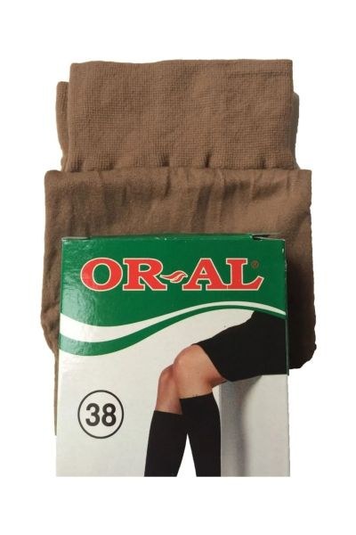 ORAL 4009 BAYAN 70 DİZALTI ÇORAP BRONZ-38