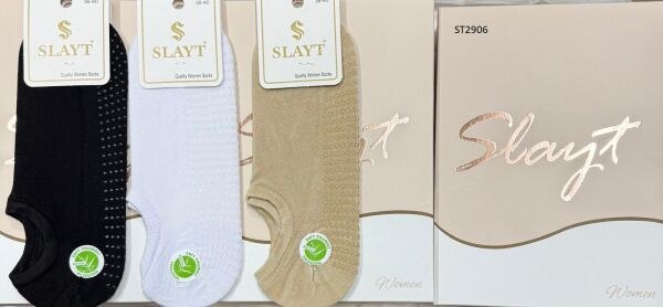 SLAYT ST2906 BAYAN KAYDIRMAZ SNEAKER SİYAH