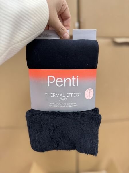 PENTİ FLUFFY TERMAL TAYT SİYAH-500