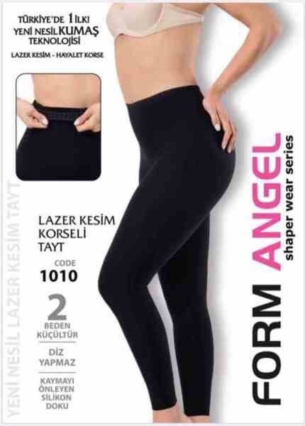 FORM ANGEL 1010 KORSELİ TAYT SİYAH