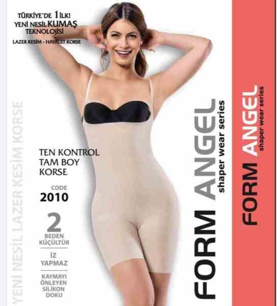 FORM ANGEL 2010 TAM BOY BODY KORSE SİYAH