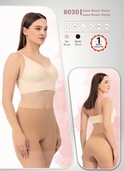 FORM TİME 8020-B LAZER BOXER KORSE TEN