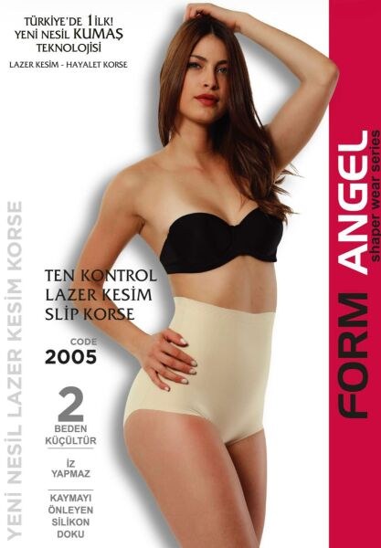 FORM ANGEL 2005-B LAZER KESİM SLİP KORSE SİYAH