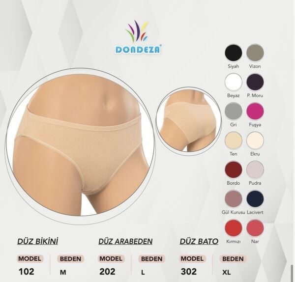DONDEZA 302 BAYAN DÜZ BATO XL KAHVE
