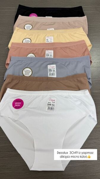 DEZALUX 3049 BAYAN LAZER KESİM BİKİNİ XL GÜL KURUSU