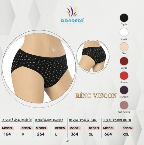 DONDEZA 264 BAYAN DESENLİ VİSKON ARABEDEN BATO(L) SOMON