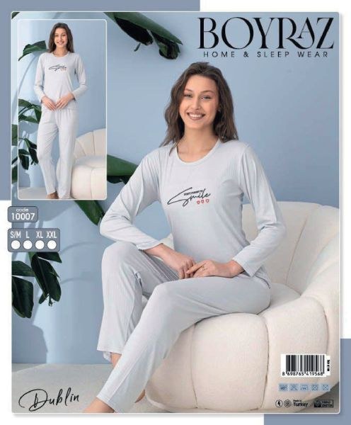 BOYRAZ 10007 DUBLİN PİJAMA TAKIM
