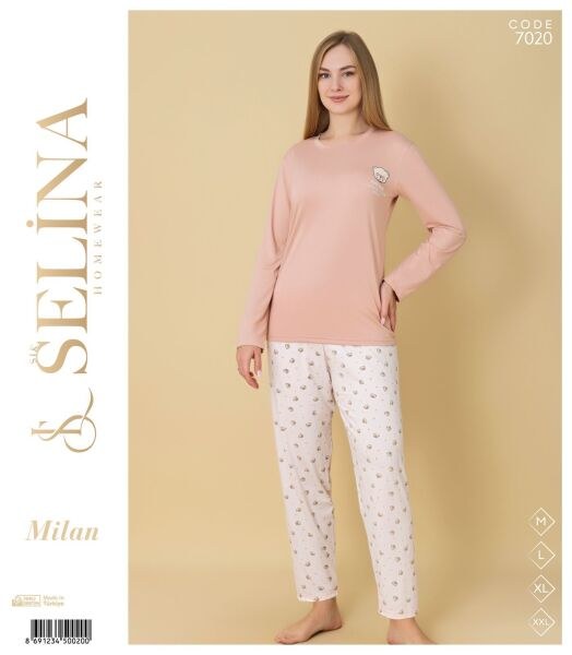 SELİNA 7020 MİLAN PİJAMA TAKIM
