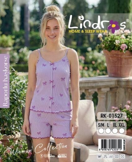 LİNDROS 01527 KAŞKORSE İP ASKILI ŞORTLU TAKIM