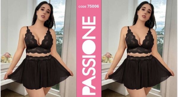 REAL PASSIONE 75006 FANTEZİ BIG SİZE ETEK TAKIM
