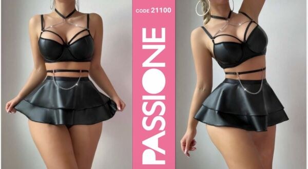 REAL PASSIONE 21100 DERİ ELBİSE S/M*3-L/XL*3