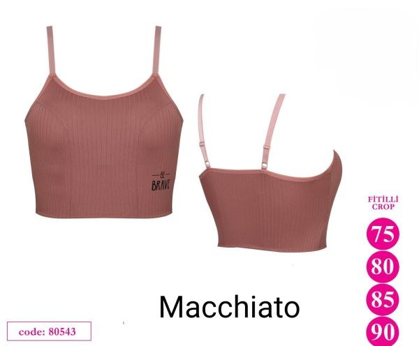 KOZA 80543 FİTİLLİ CROP SÜTYEN SİYAH