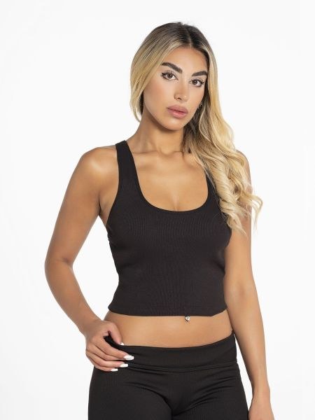 DEFNEM 8101 PEDLİ KALIN ASKI CROP SÜTYEN BEYAZ