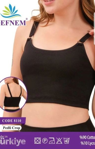 DEFNEM 8110 PEDLİ CROP SÜTYEN GRİ