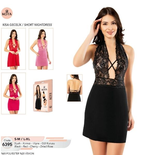 KOTA 6395 MODELLİ GECELİK KIRMIZI