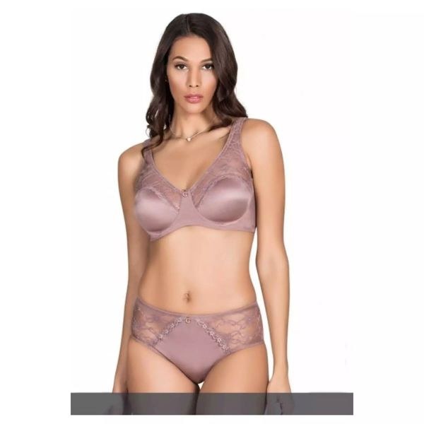 LE JARDİN 5035 SOFT KAPLI DANTEL SÜTYEN TAKIM EKRU