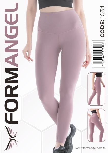 FORM ANGEL 1034 KLASİK SPOR TAYT GÜL KURUSU