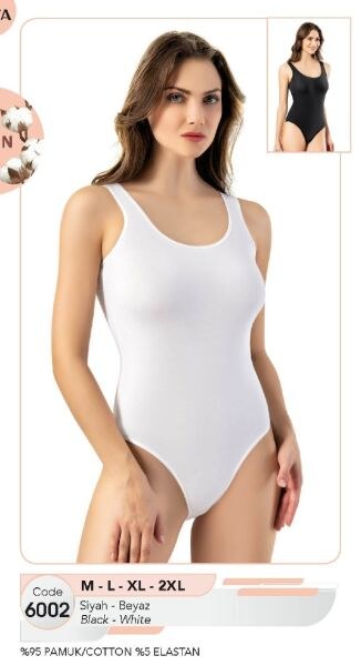 KOTA 6002 BAYAN ÇITÇITLI KALIN ASKI BODY GRİ