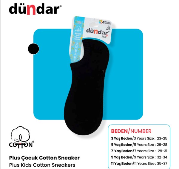 DÜNDAR 8405 ERKEK ÇOCUK PLUS SNEAKER ASORTİ
