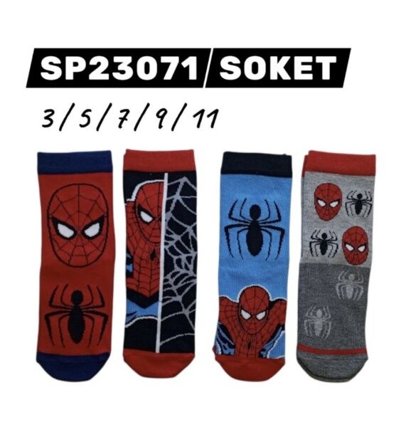 ÇİMPA SP23071 SPIDERMAN SOKET ÇORAP
