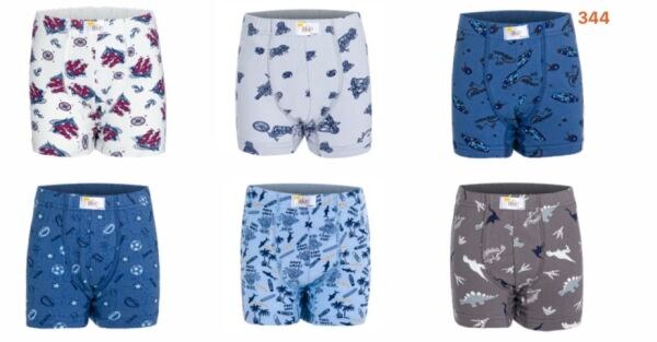 İLKE 344 ERKEK ÇOCUK EMP.BASKILI BOXER ASORTİ
