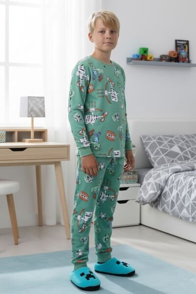 İSOBEL 61515 İNTERLOK PİJAMA TAKIMI 9-13 YAŞ