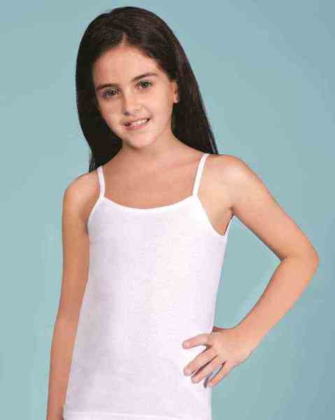 BERRAK 2520 KIZ RİBANA İP ASKI ATLET BEYAZ