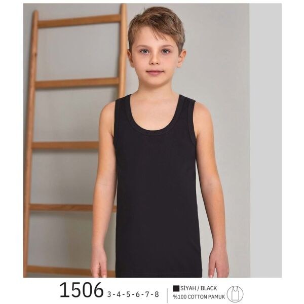 BERRAK 1506 ERKEK ÇOCUK ATLET SİYAH