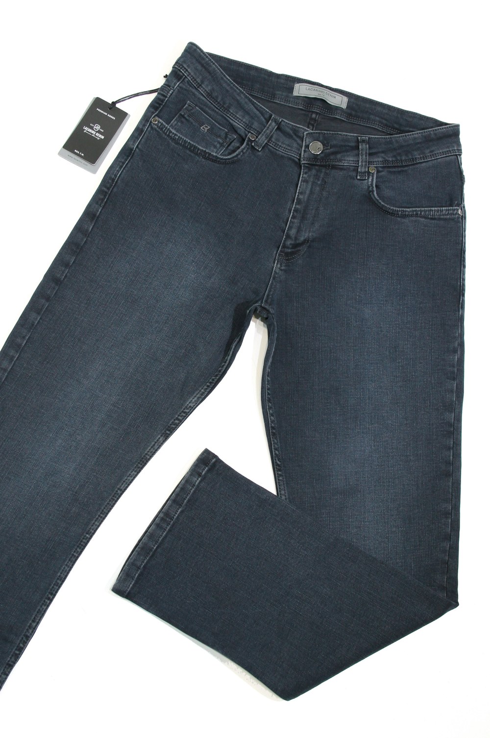 Yüksek Bel Boru Paça Mossy Erkek Jean Pantolon