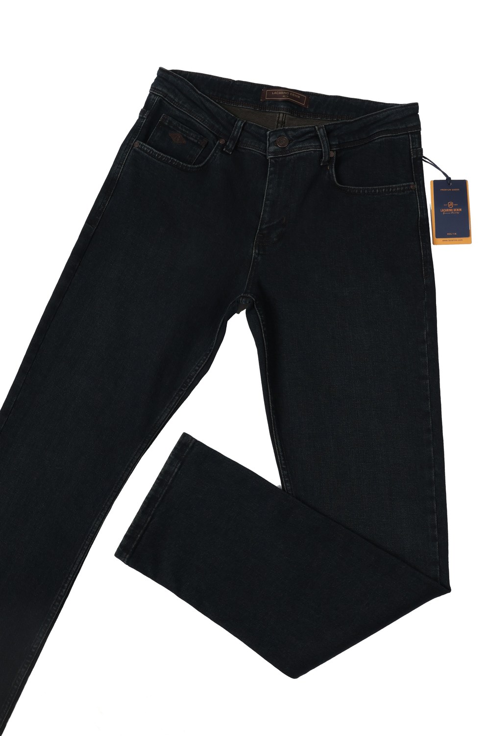 Yüksek Bel Boru Paça Od Brown Erkek Jean Pantolon
