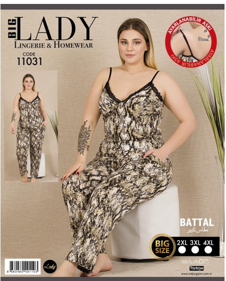Battal Kısa Kol Pijama Takımı