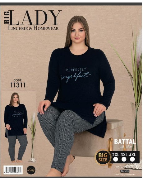 Battal Uzun Kol Pijama Takımı