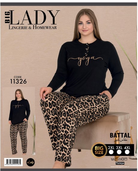 Battal Uzun Kol Pijama Takımı