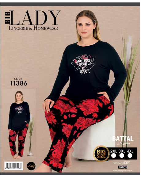 Battal Uzun Kol Pijama Takımı