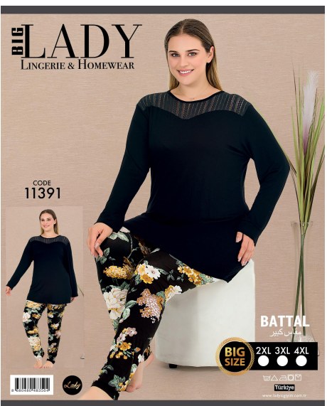 Battal Uzun Kol Pijama Takımı