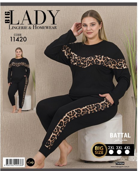 Battal Uzun Kol Pijama Takımı