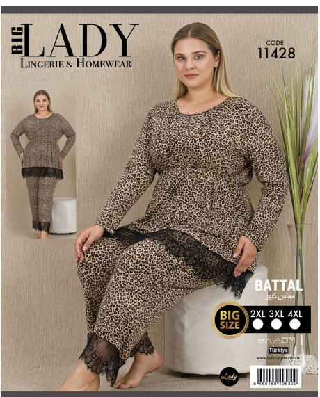 Battal Uzun Kol Pijama Takımı