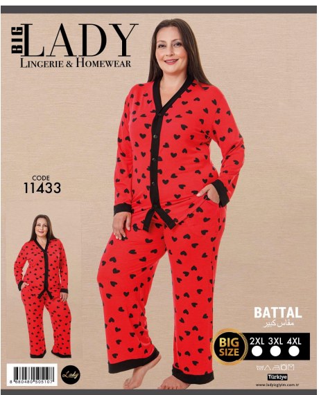 Battal Uzun Kol Pijama Takımı