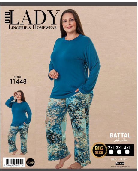 Battal Uzun Kol Pijama Takımı