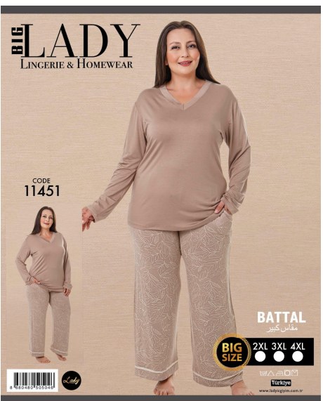 Battal Uzun Kol Pijama Takımı